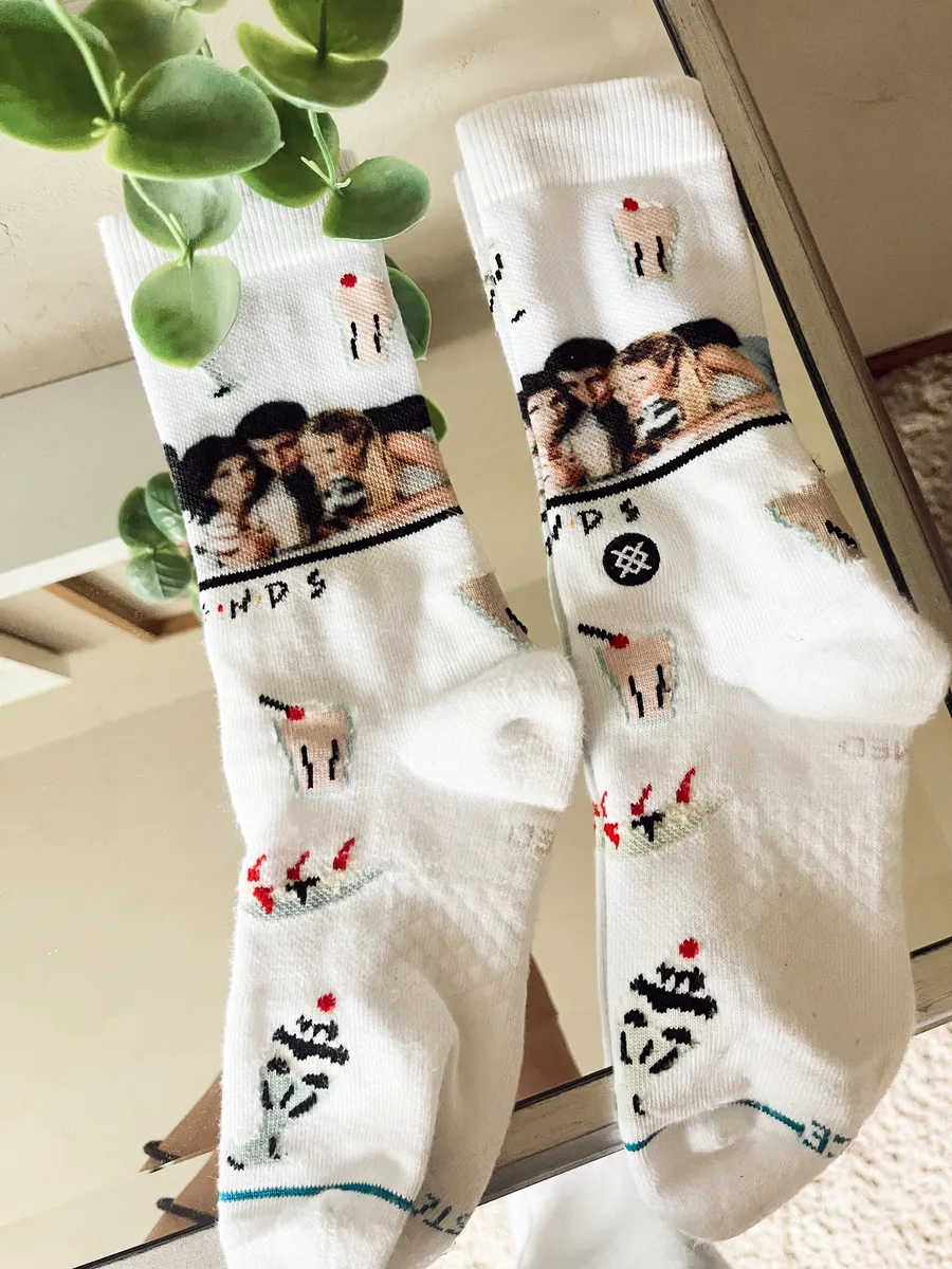 Stance Friends Socks White