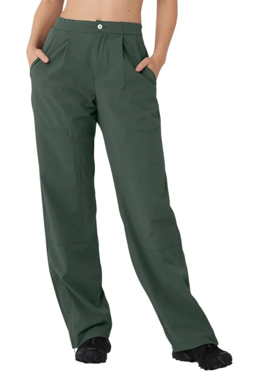Alo Yoga Flip It Trouser Dark Cactus M