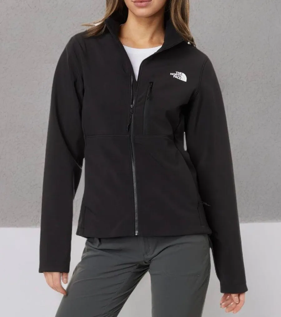 The North Face Women’s WindWall Softshell Jacket Black Zip Up Size Small