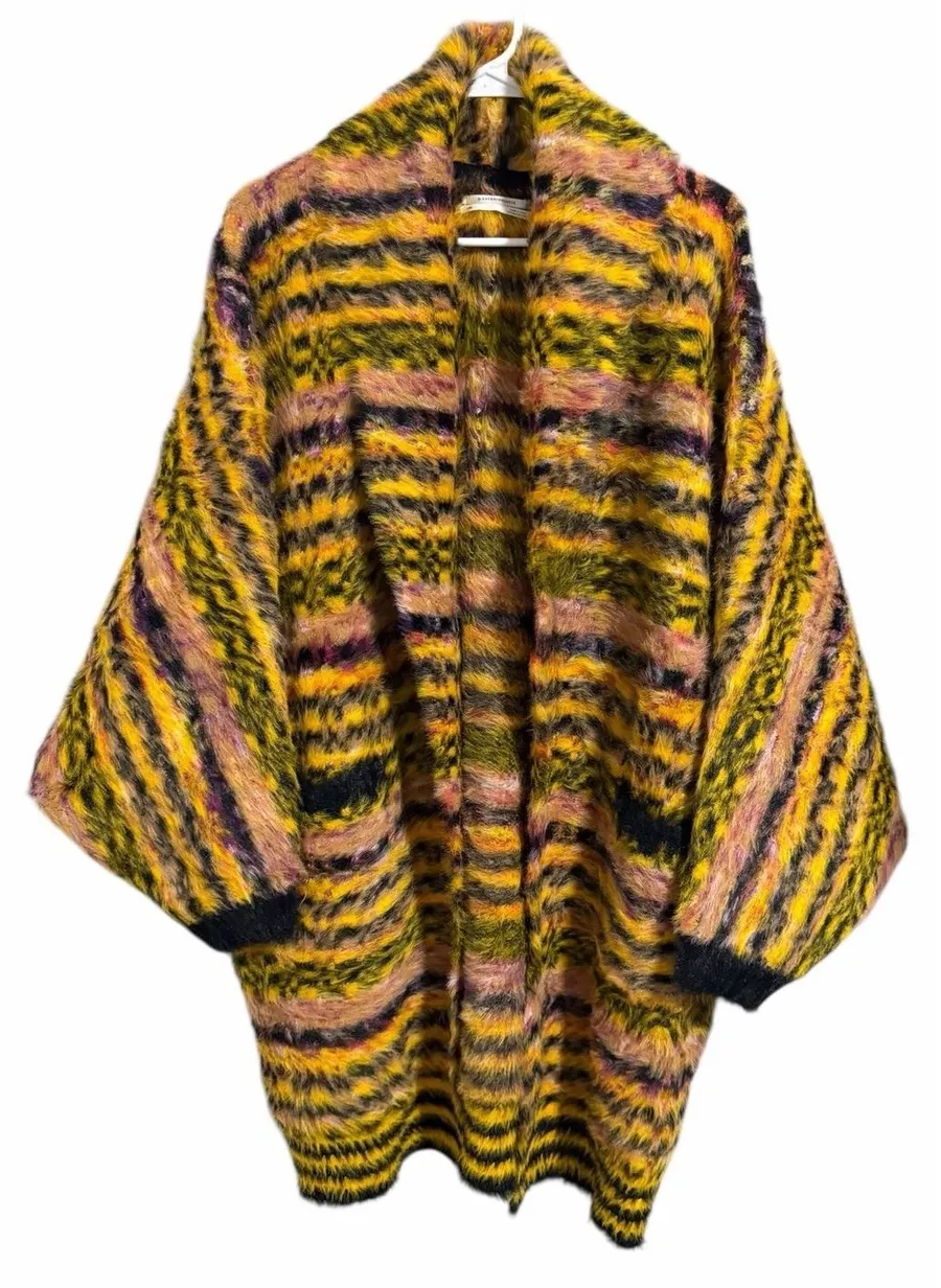 Anthropologie Oversized Fuzzy Cardigan Sweater Women's Size L/XL