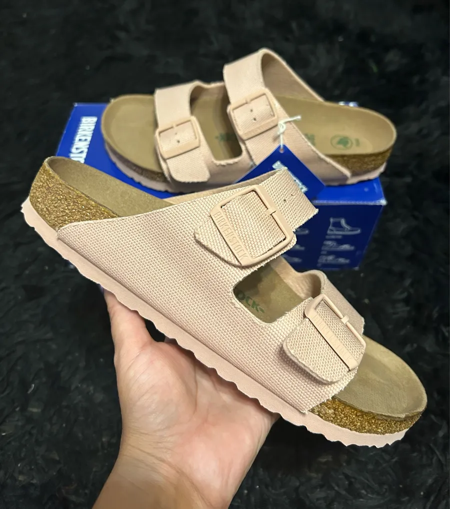 BIRKENSTOCK Arizona pink vegan gladiator sandals slippers shoes women’s eur 40 new