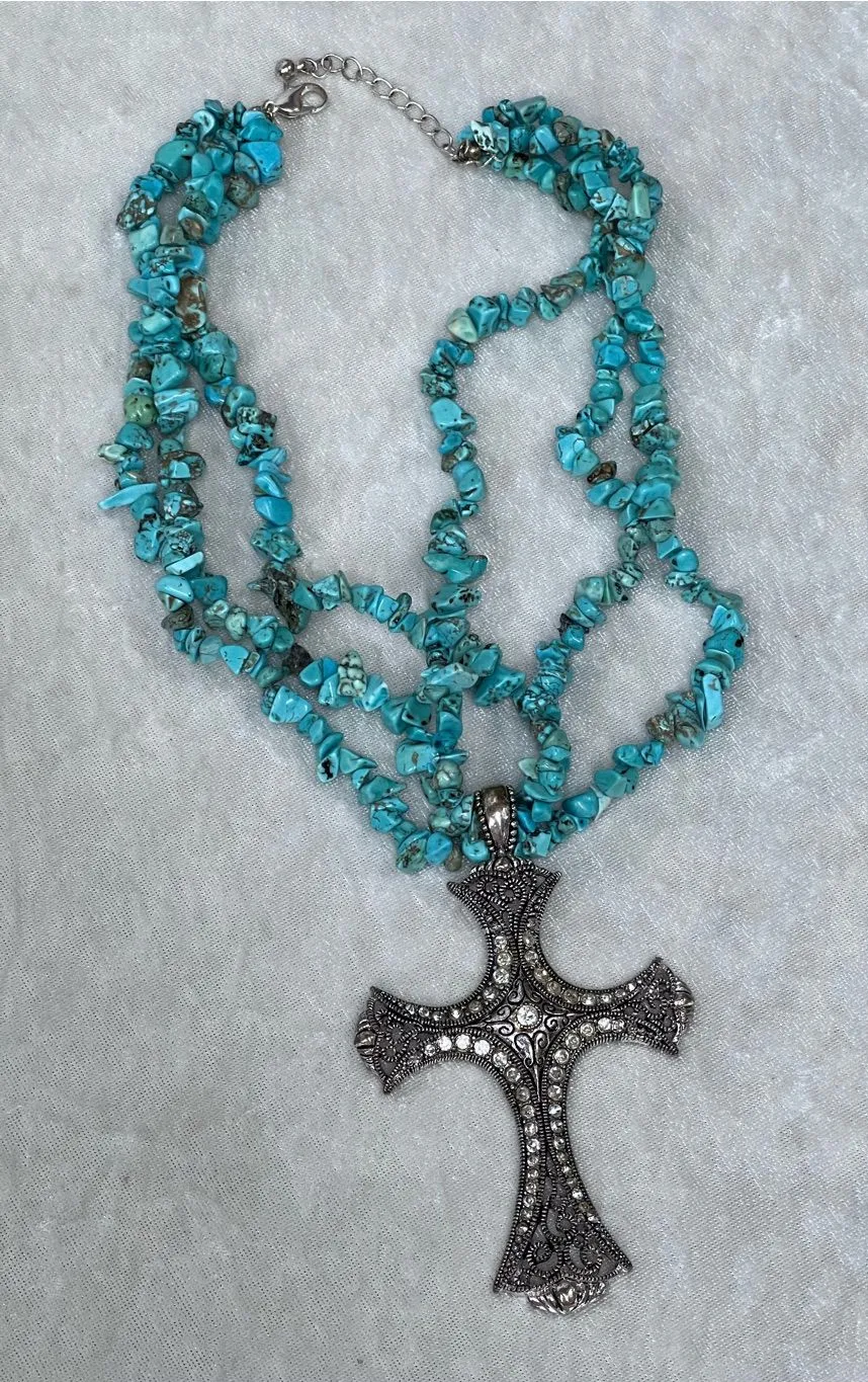 Turquoise Stone Triple
