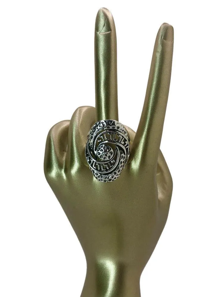 Silver Boho Ring
