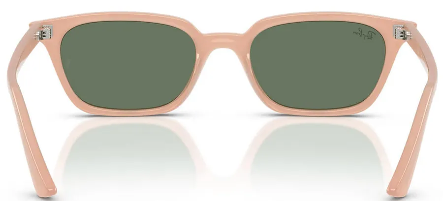 Ray-Ban Zaya Bio-Based Sunglasses RB4456 Pink Dark Green 53-19-145mm