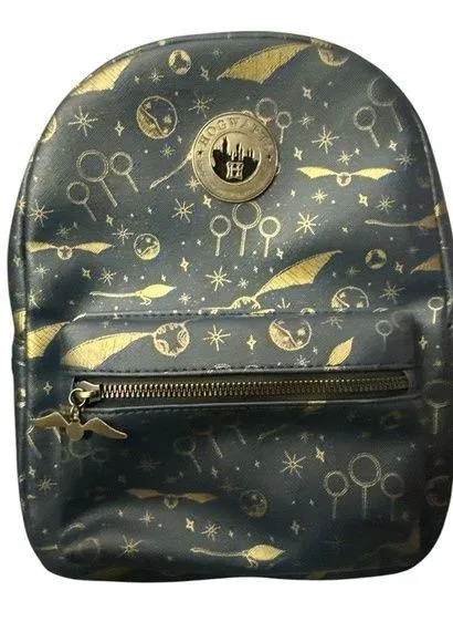 Harry Potter Navy & Gold Quidditch Mini Backpack