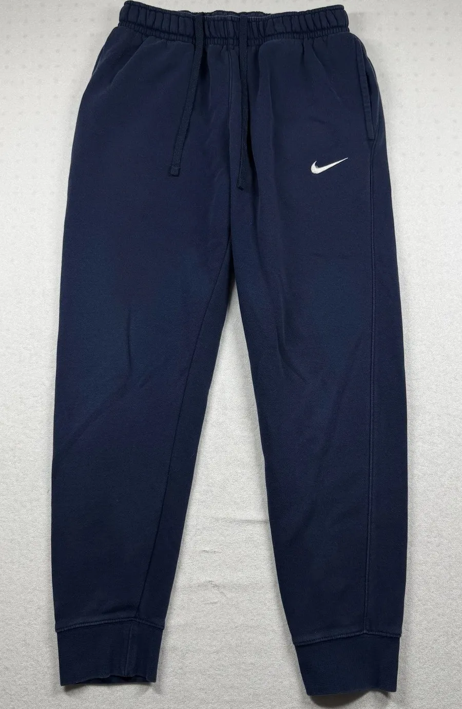Nike Fleece Jogger Sweatpants Blue Unisex Medium Swoosh