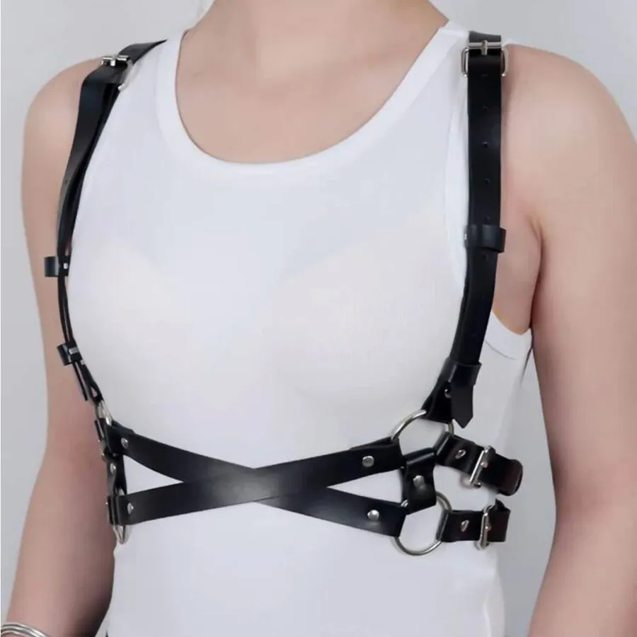 Harness Criss Cross Belt O Ring New