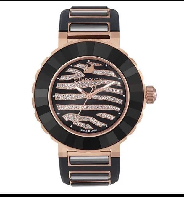 Octea Sport Zebra Rose Gold Tone Watch 5080197