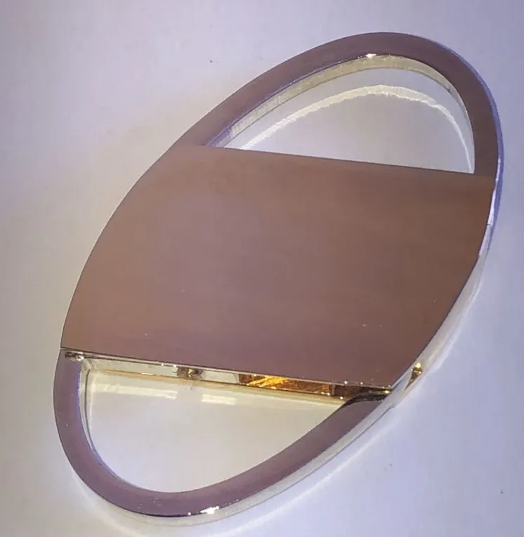 Elegant Silver Tone and Gold Tone Key Holder Keychain
