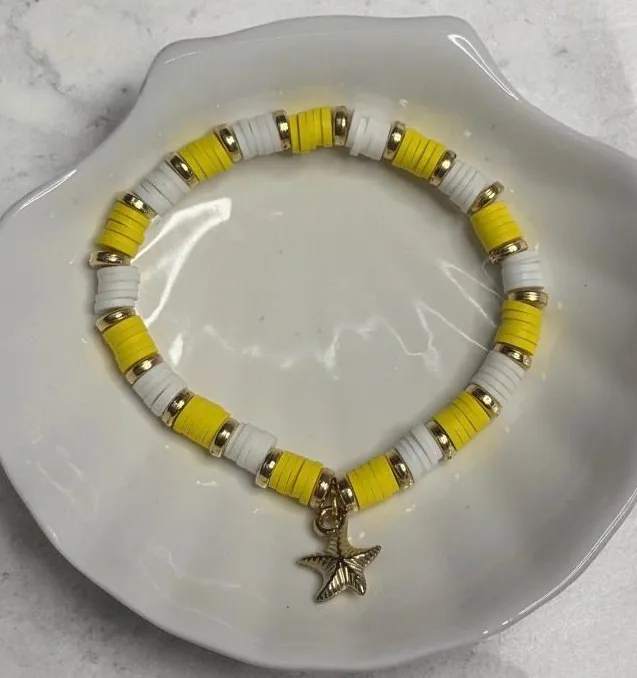Starfish bracelet Yellow