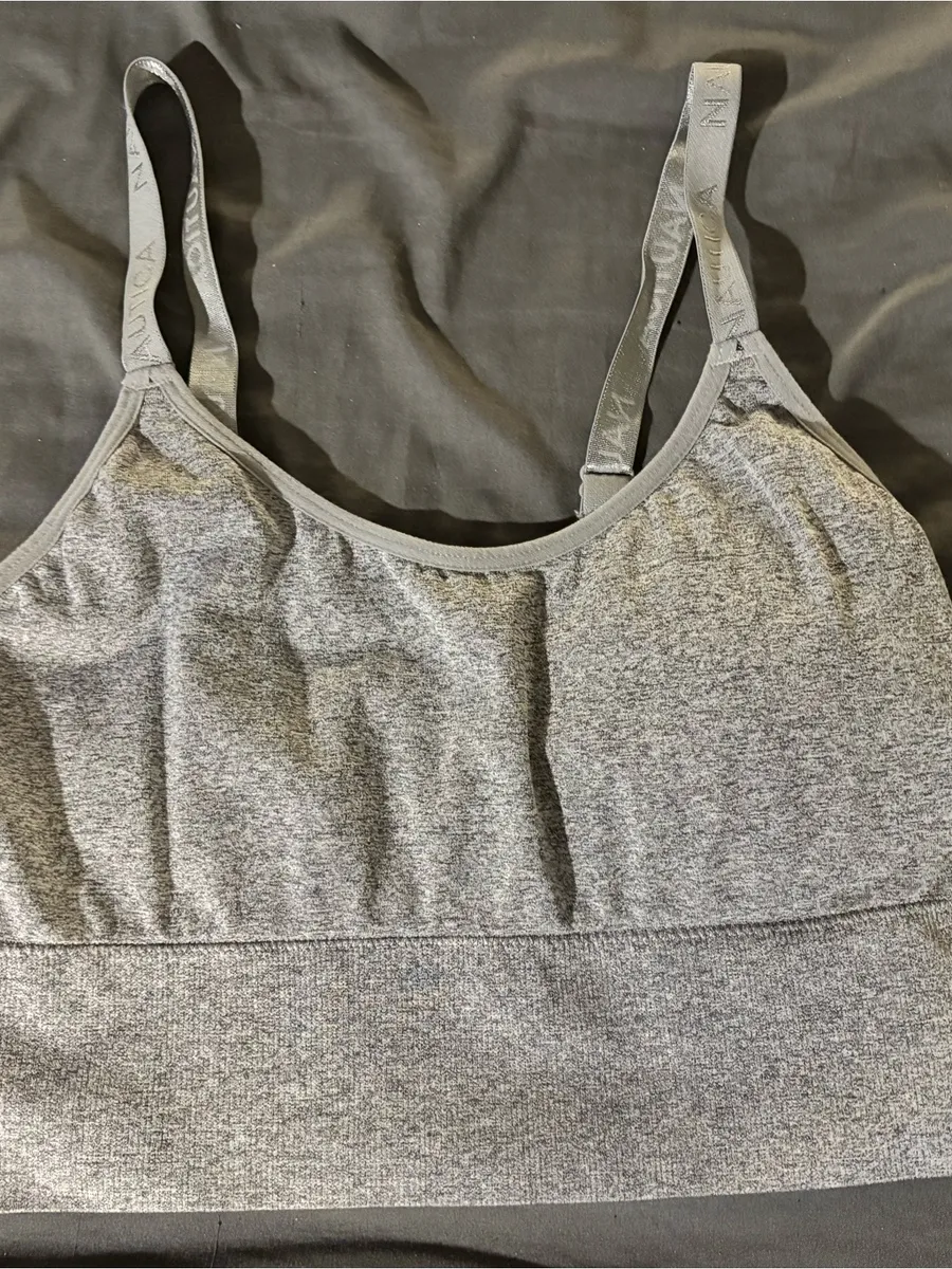 Nautica Heather Gray Sports Bralette