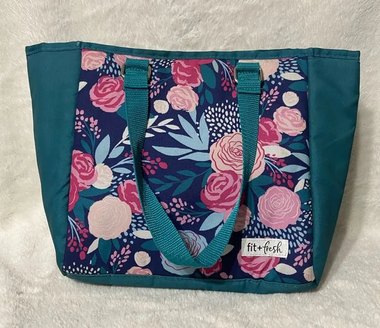 Fit + Fresh Insulated Lunch Tote Green
