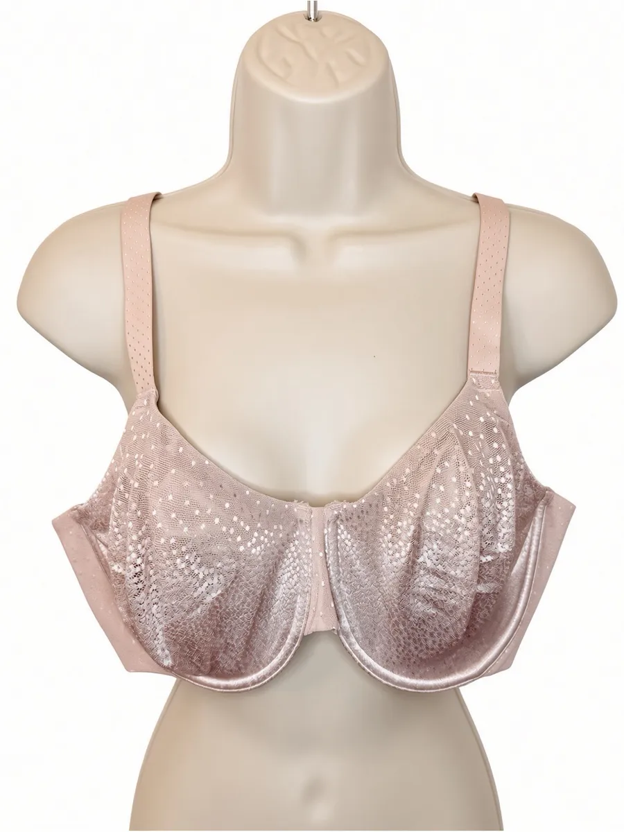 Beautiful Wacoal Back Appeal full-coverage underwire bra in a pretty light pink