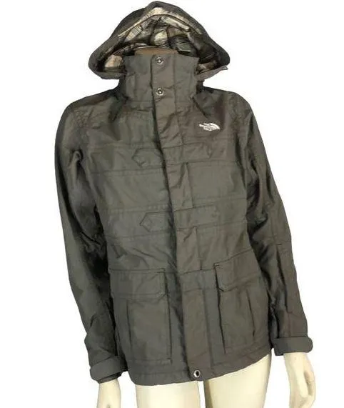 The North Face Milletan Triclimate hooded Jacket in olive size medium