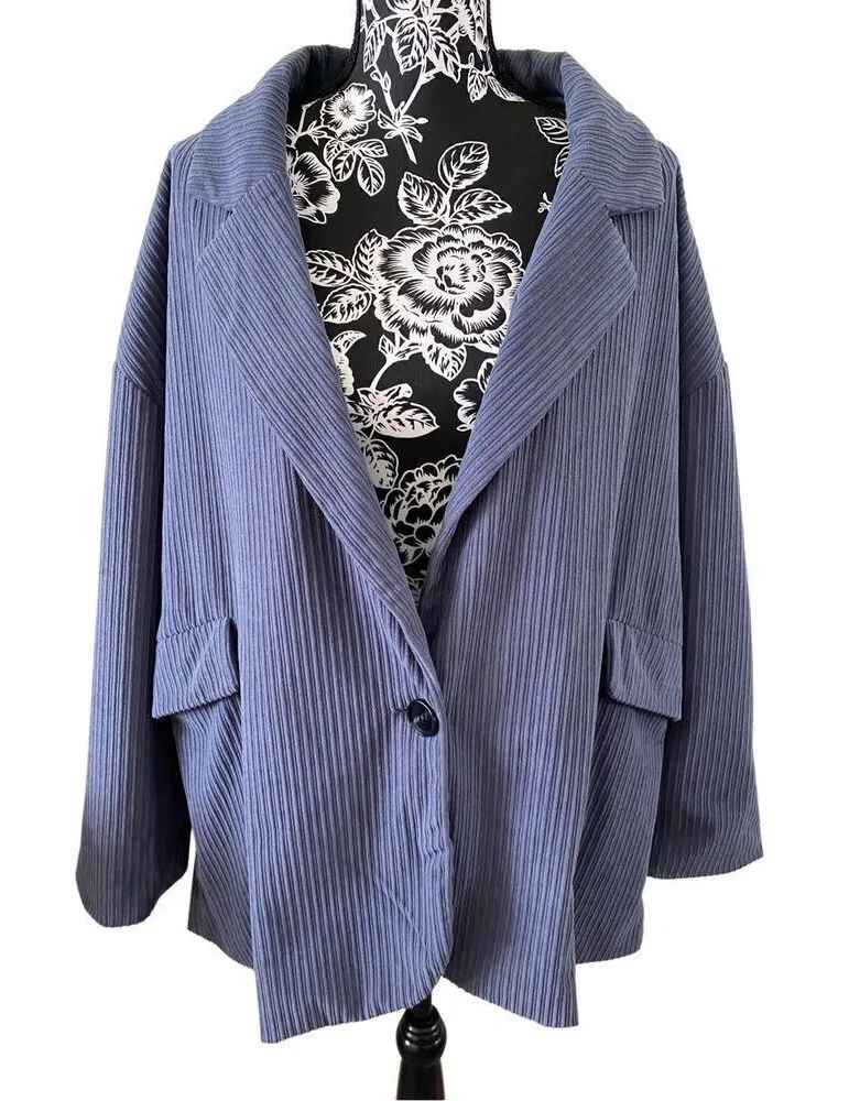 Princess Polly Corduroy Blazer Winter Jacket Outdoors Career Business