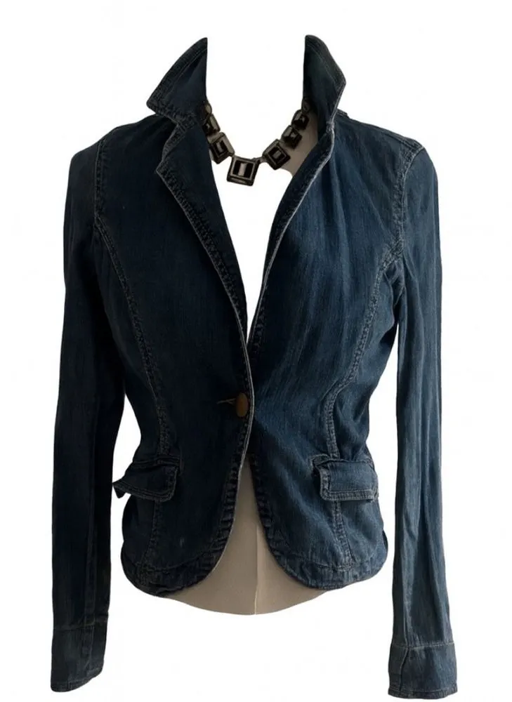 Forever 21 Dark Blue Jean Jacket