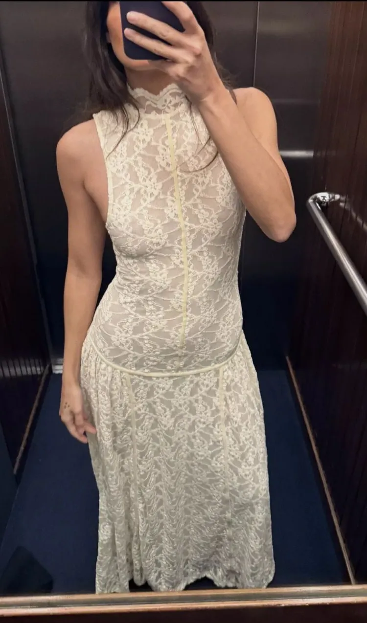 ZARA Dress White