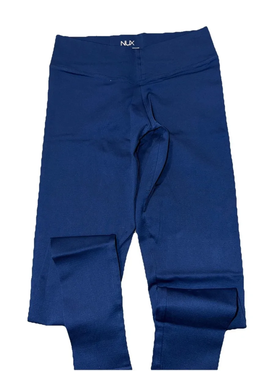 Nux Navy V Ankle Pant Size Small NWT Blue