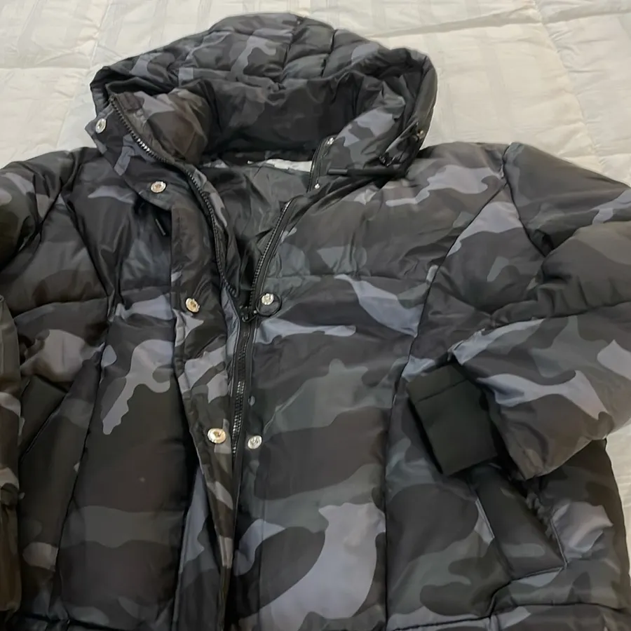 SEBBY camo puffer jacket