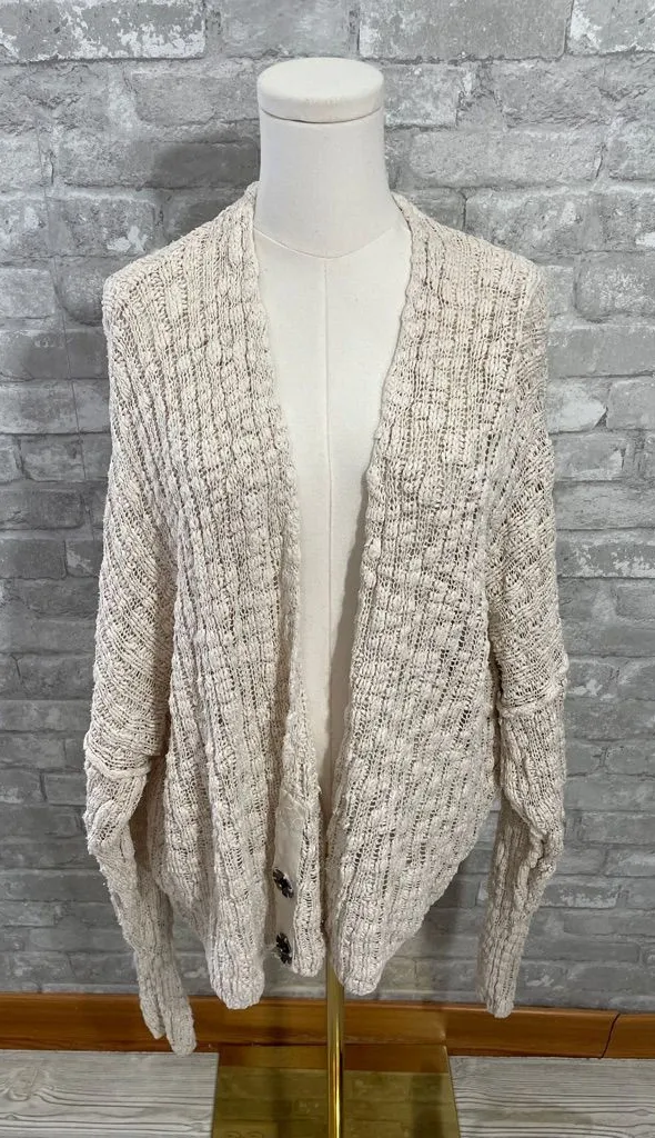 Free People Fun Times chunky knit cardigan