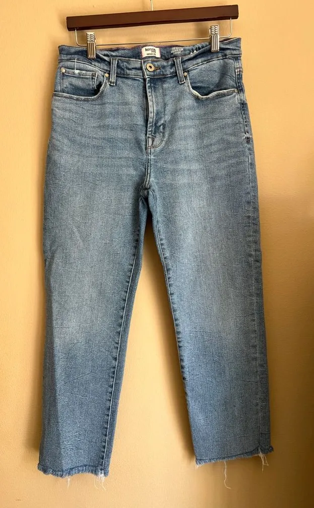Kensie Jeans “The Allie” High Rise Slim Straight – Size 10