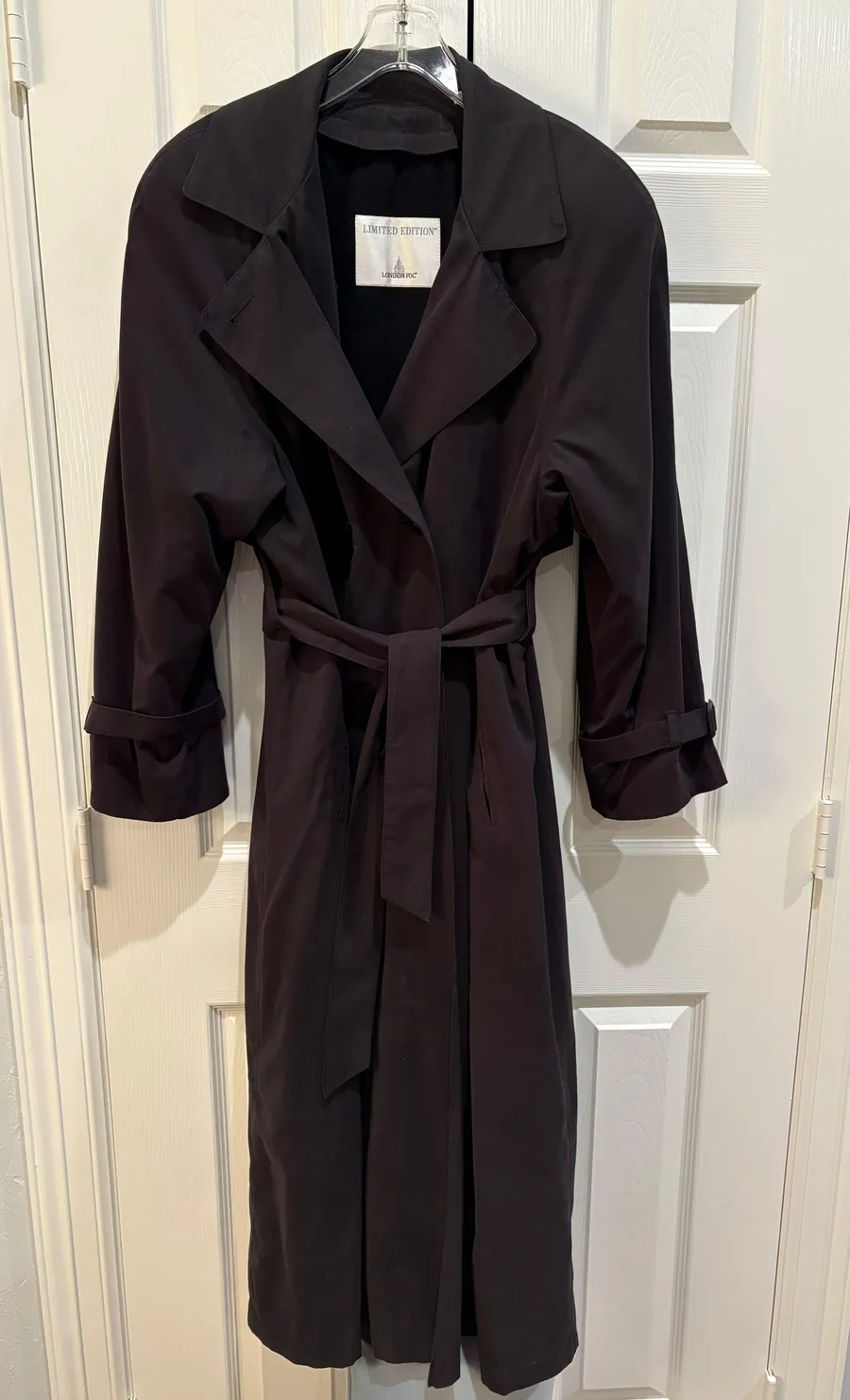 Vintage Black Trench Coat London Fog
