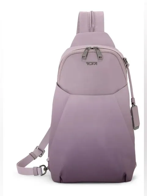 Tumi Ombre Lavender to Plum Sling Bag Purple