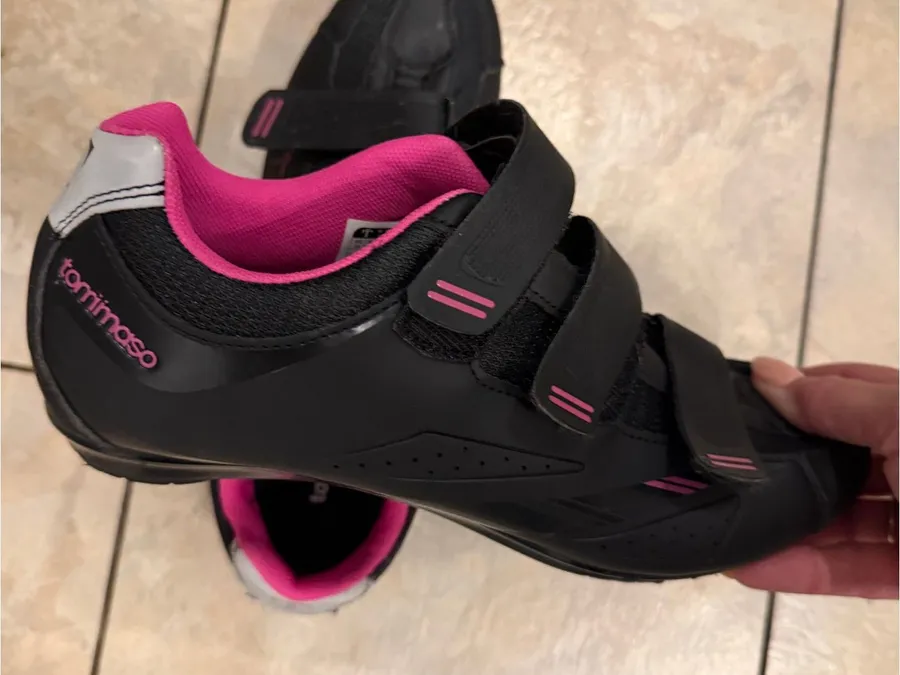 Tomasso Women’s Cycling Cleats size 41 Black