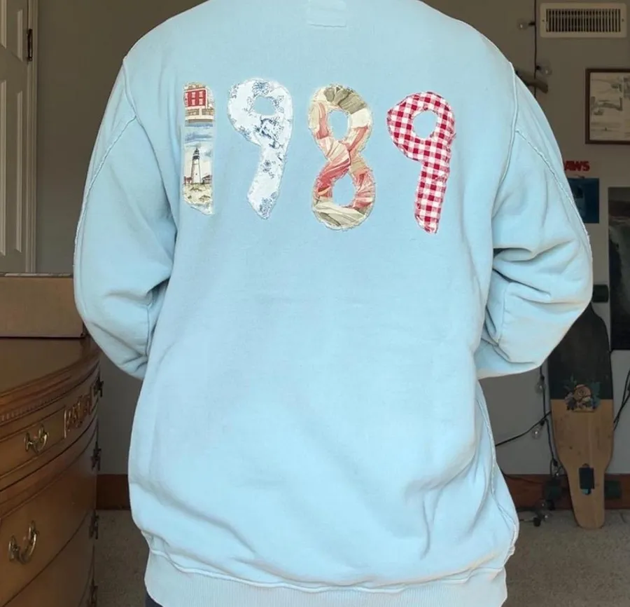 Patchwork Taylor Swift 1989 Sweatshirt