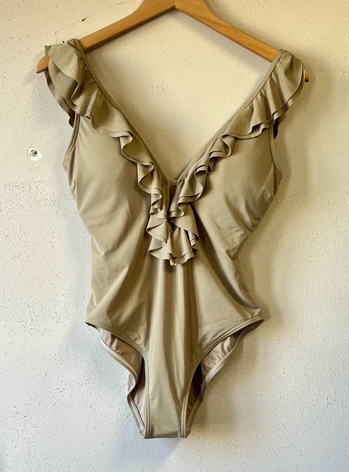 MICHAEL Michael Kors Ruffle Deep V One