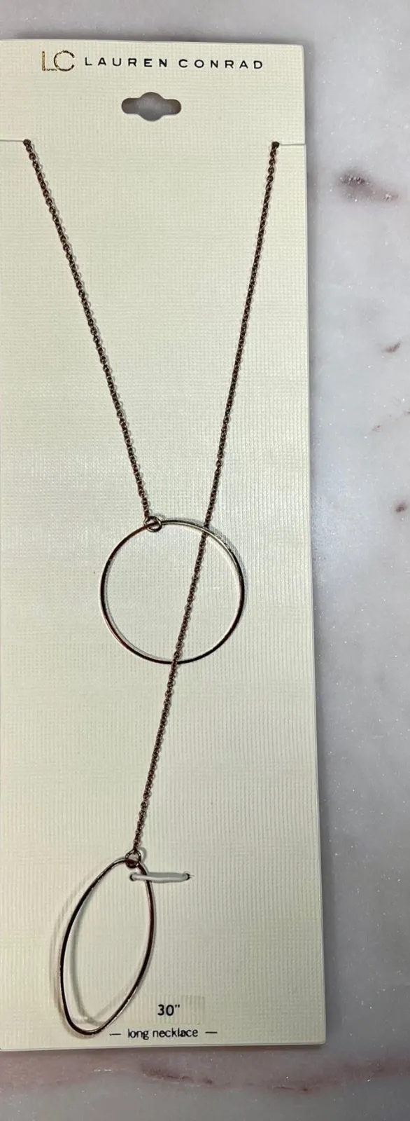 LC Lauren Conrad | NWT Gold Tone Lariat Necklace
