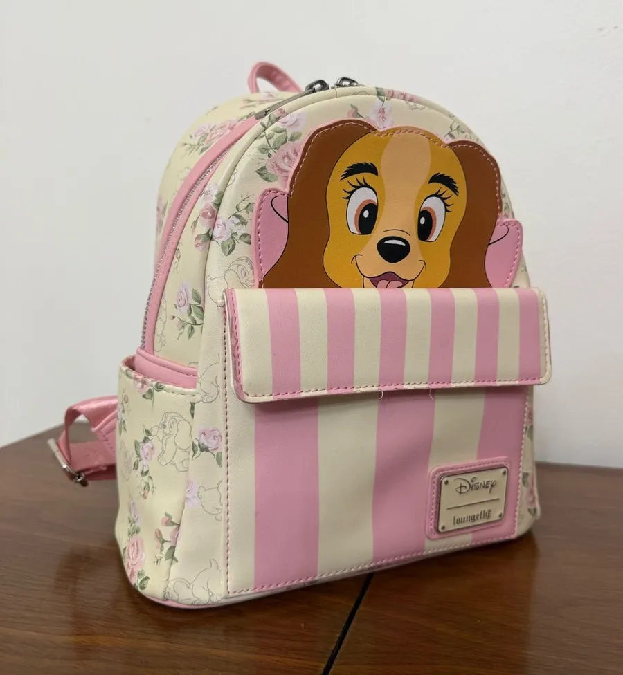 Loungefly Disney Lady and the Tramp Hat Box Mini Backpack - BoxLunch Exclusive