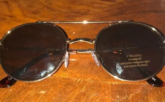 Cotton On gold Austin sunglasses by rubi aviator sunglasses new