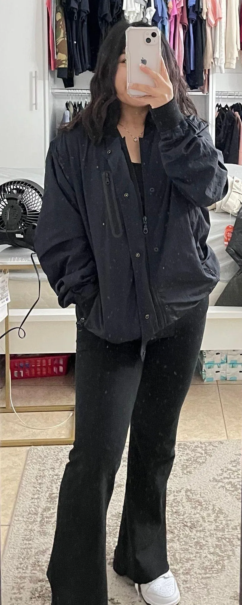 Navy Blue Bomber Jacket