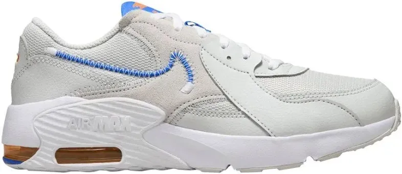Nike Air Max Excee GS 5.5Y Gray White Blue Orange Sneakers FB3058-006