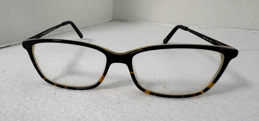 Banana Republic Cate JYY Eyeglasses Tortoise Black Rectangular Frames 130mm
