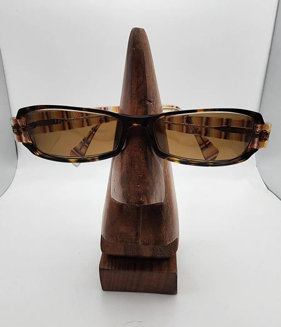 Face a Face Brown Tortoise Rectangular Prescription Sunglasses Frames