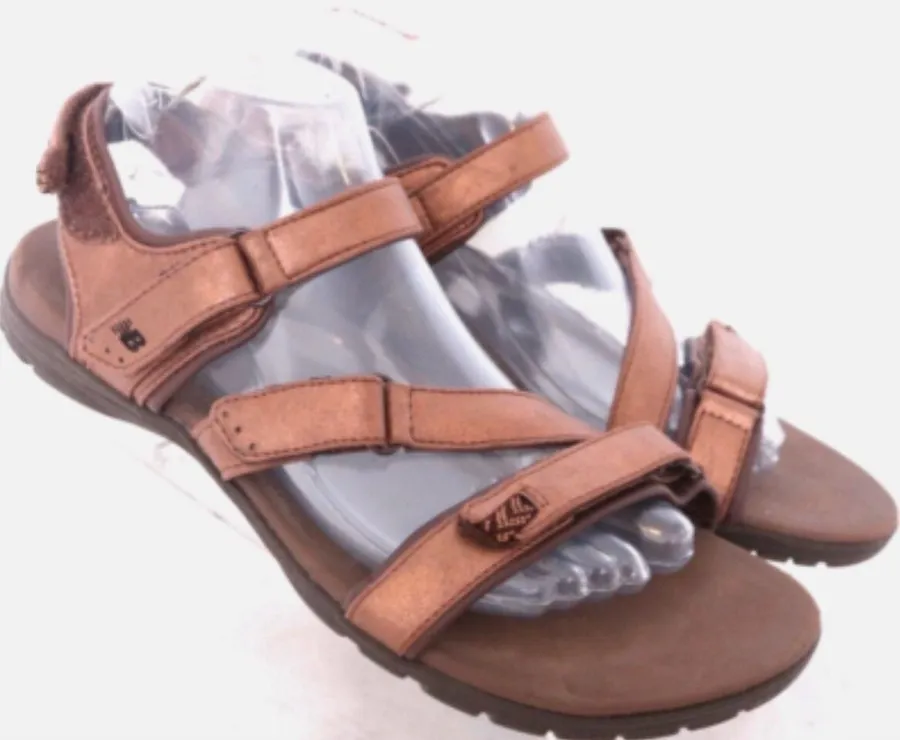 New Balance Brown Sport Sandals Womens Size 7 Adjustable Straps Comfort Outdoor
