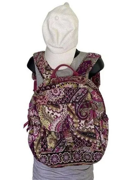 Vera Bradley Lightweight Multicolor Fabric Backpack
