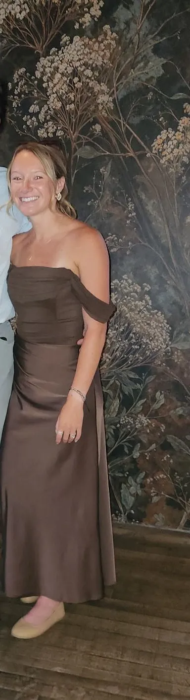Hello Molly Brown off the Shoulder Midi Dress