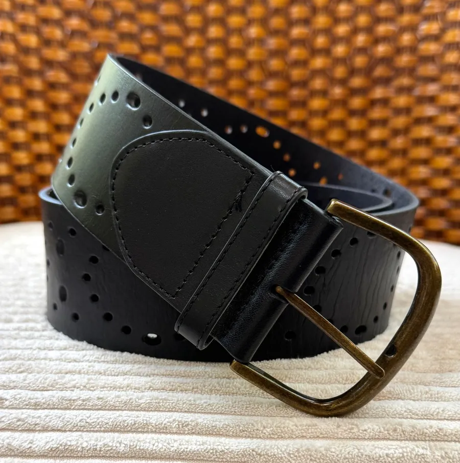 CAbi Perforated Leather Western Belt