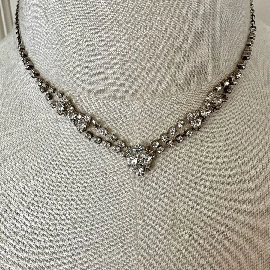 Rhinestone necklace