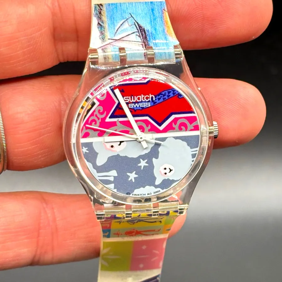 Swatch GZ177 Lots Of Swatch 2002 Club Special Gent Unisex Watch NIB Vintage
