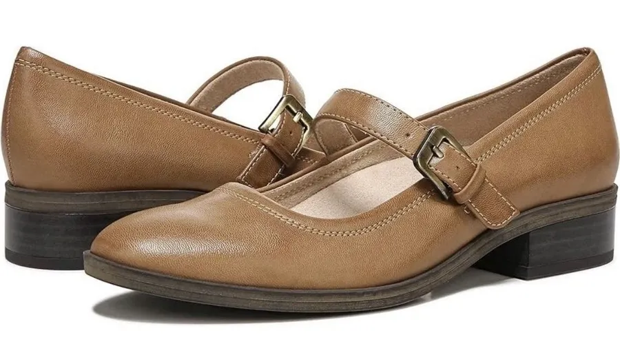 Soul Naturalizer Ramona Women Mary Jane Shoes Size 7W English Tea Academia Brown