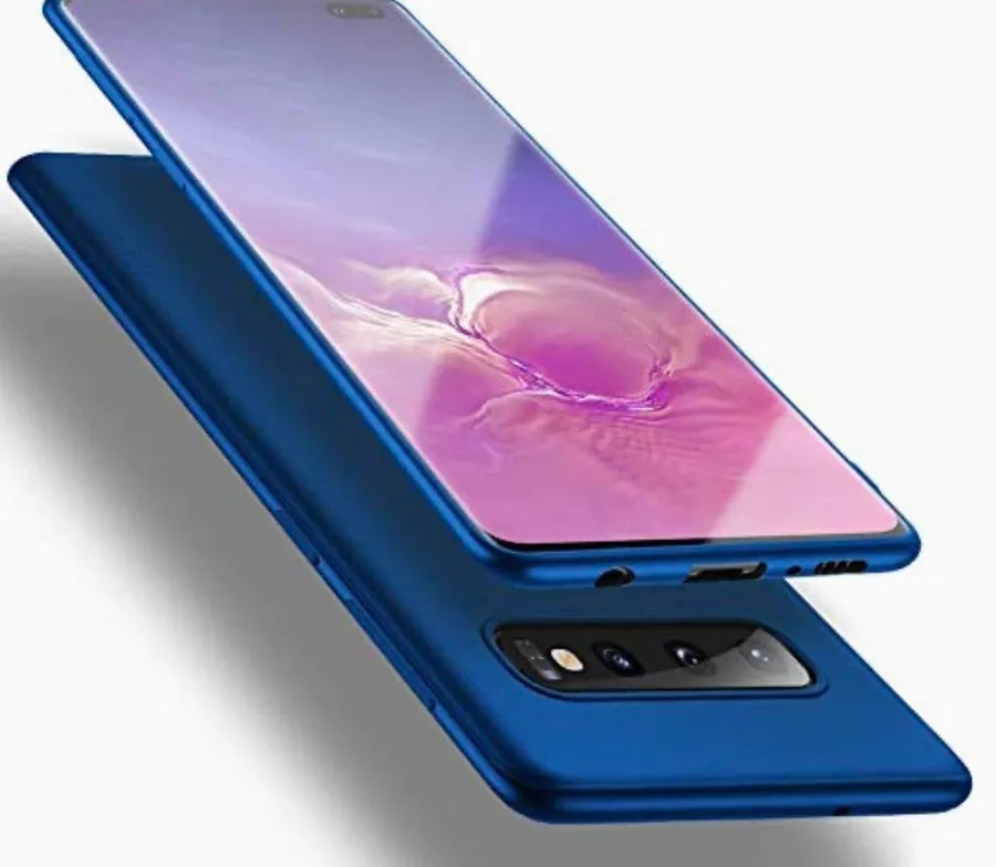 Galaxy S10 plus 360 Full Coverage Shockproof Case Blue