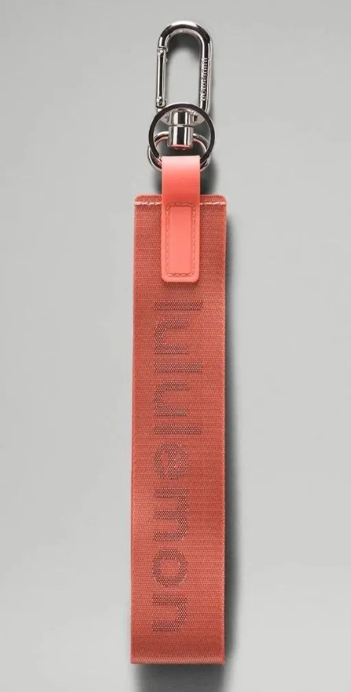 Lululemon Never Lost Keychain (Raspberry Cream/Wine Berry) LU9B20S