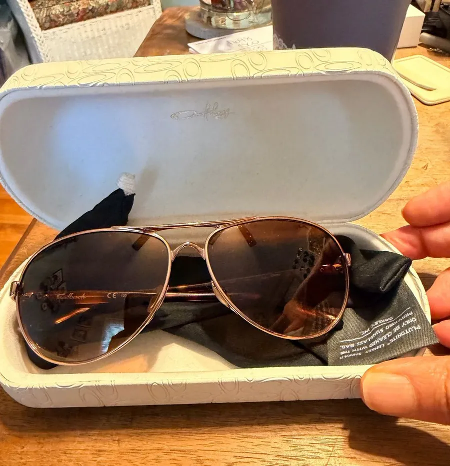 Oakley feedback sunglasses - rose gold