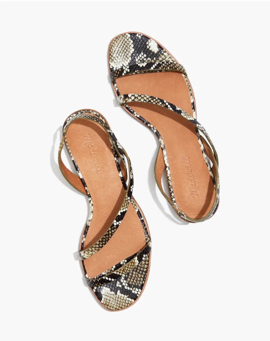 New! Madewell size 10 slingback leather sandals