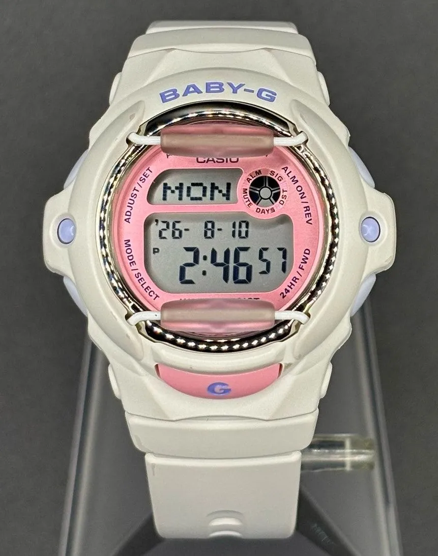 Casio Baby-G BG-169PB-7 Playful Beach White Pink Digital W
omen’s Watch 200M