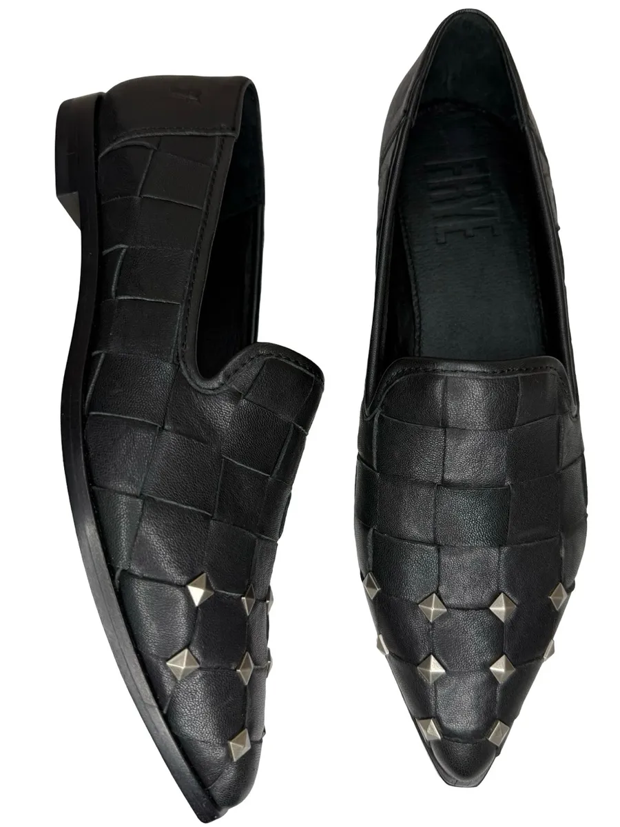 Frye Kenzie Studded Loafer Sample Sale Sz 6